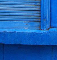 Blue Wall Detail